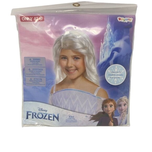 Disguise Kids' Disney Frozen Elsa Halloween Costume Wig - Picture 1 of 5